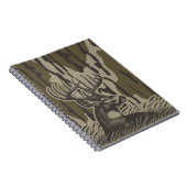 Whitetail Deer Bottomland Camo Deer Hunting Camo Notitieboek (Rechterzijde)