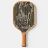 Whitetail Deer Bottomland Camo Deer Hunting Camo Pickleball Paddle (Achterkant)