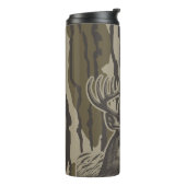Whitetail Deer Bottomland Camo Deer Hunting Camo Thermosbeker (Gedraaid links)