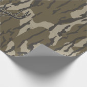 Whitetail Deer Bottomland Camo Hunting Camo Cadeaupapier (Hoek)