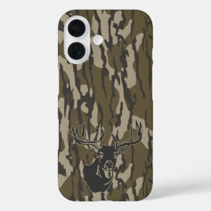 Whitetail Deer Bottomland Camo Hunting Camo iPhone 16 Hoesje