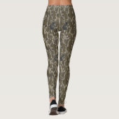 Whitetail Deer Bottomland Camo Hunting Camo Leggings (Achterkant)