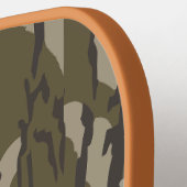 Whitetail Deer Bottomland Camo Hunting Camo Pickleball Paddle (Links Detail)