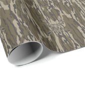 Whitetail Deer Bottomland Camo Hunting Rifle Botto Cadeaupapier (Rol Hoek)