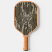 Whitetail Deer Bottomland Camo Hunting Rifle Botto Pickleball Paddle (Achterkant)