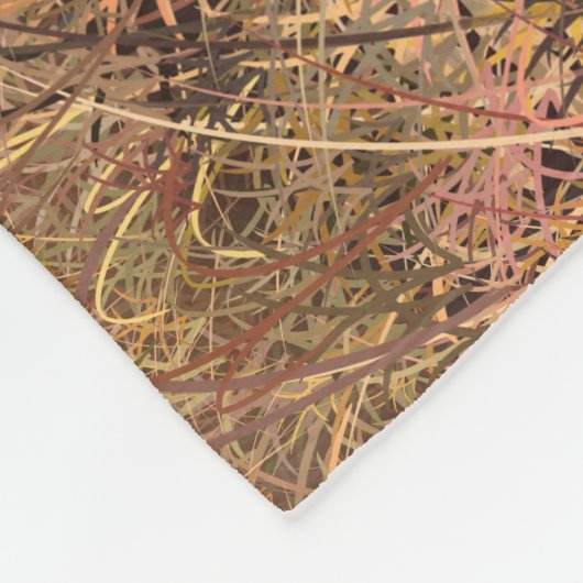 Whitetail Deer Buck & Doe Naherfst Maple Bossen Fleece Deken (Hoek)