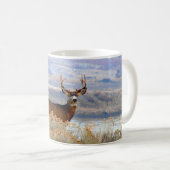 Whitetail Deer by Columbia River Coffee Mok (Voorkant rechts)