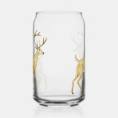 Whitetail Deer Drink Glass Blikvorm Glas (Rechts)