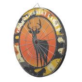 Whitetail Deer en Camo* Dart Board Dartbord (Voorkant Rechts)