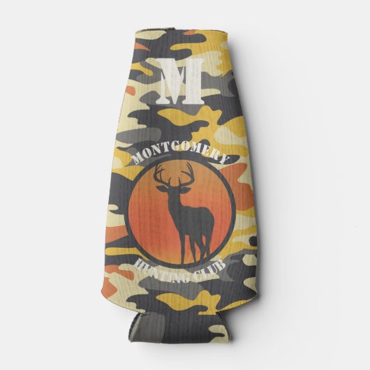 Whitetail Deer en Camo Flesjeskoeler (Voorkant)