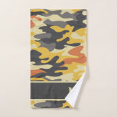 Whitetail Deer en Camo-ontwerp Bad Handdoek (Handdoek)