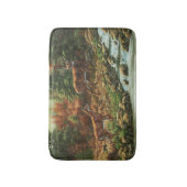 Whitetail Deer en Waterfall Badmat (Voorkant Verticaal)