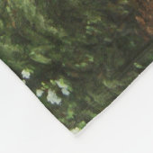 Whitetail Deer en Waterfall Fleece Deken (Hoek)