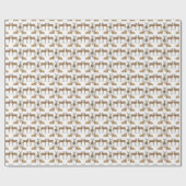 Whitetail Deer Family Wrapping Paper Cadeaupapier (Vlak)