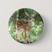 Whitetail Deer Fawn Button (Voorkant)