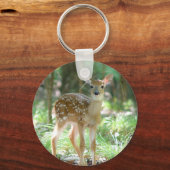 Whitetail Deer Fawn Sleutelhanger (Voorkant)