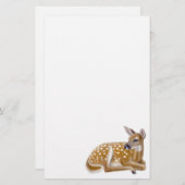 Whitetail Deer Fawn Stationery Briefpapier (Voorkant / Achterkant)