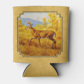 Whitetail Deer Golden Aspen Bossen Blikjeskoeler (Voorkant)