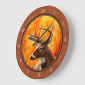 Whitetail Deer in de herfst roodbruin Grote Klok (Hoek)