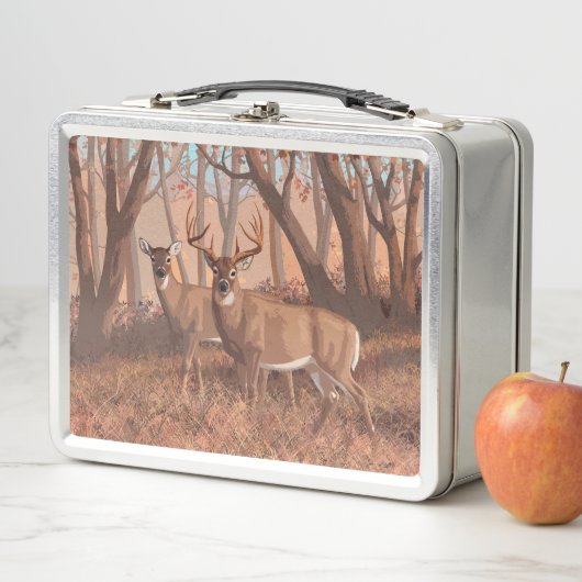 Whitetail Deer in de Natuur van de stijl van de Re (In situ)