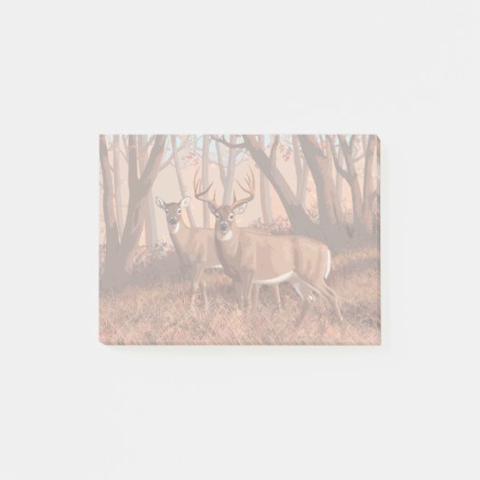 Whitetail Deer in de Natuur van de stijl van de Re Post-it® Notes (Voorkant)