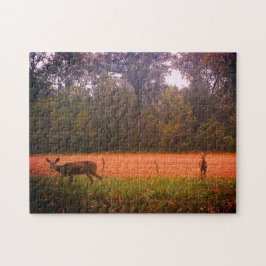Whitetail Deer in een gebied Legpuzzel