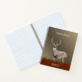 Whitetail Deer in Graslands Notitieboek (Binnen)
