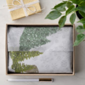 Whitetail Deer in Winter Wonderland Holiday Craft Tissuepapier (Geschenk)