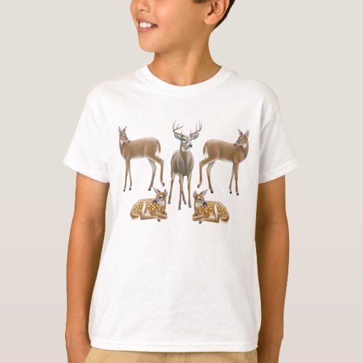 Whitetail Deer Kinder T-Shirt (Voorkant)