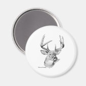 Whitetail Deer Magneet (Voorkant / Achterkant)