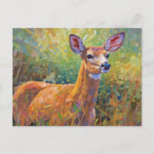 Whitetail Deer Mozaïek Briefkaart (Voorkant)