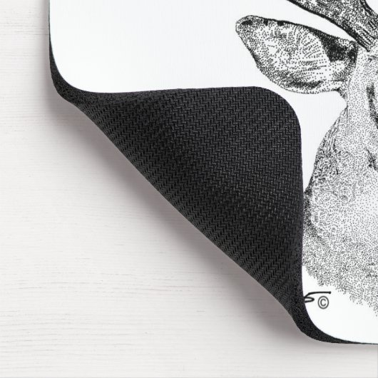 Whitetail Deer Muismat (Hoek)