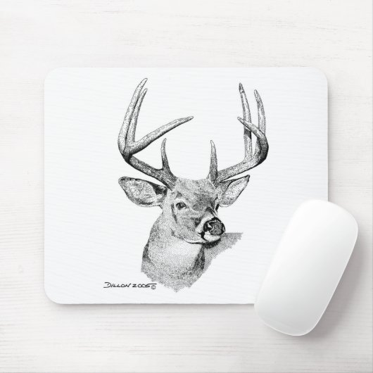 Whitetail Deer Muismat (Met muis)