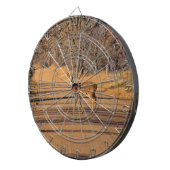 Whitetail Deer op een weg DART BOARD Dartbord (Voorkant Rechts)