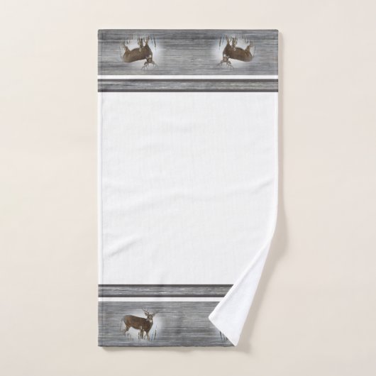 Whitetail Deer Rustic-ontwerp Bad Handdoek (Handdoek)
