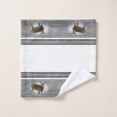 Whitetail Deer Rustic-ontwerp Bad Handdoek (Wasdoekje)