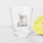 Whitetail Deer Shot Glas (Achterkant)