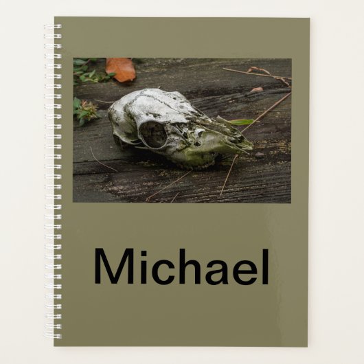 Whitetail Deer Skull Planner (Voorkant)