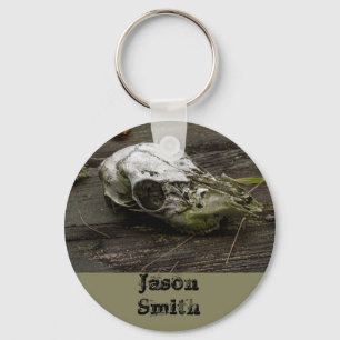 Whitetail Deer Skull Sleutelhanger