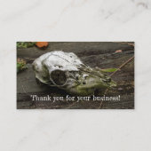 Whitetail Deer Skull Visitekaartje (Achterkant)