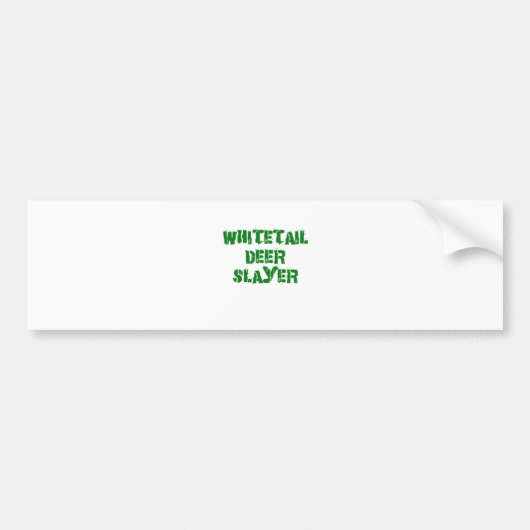 Whitetail Deer Slayer Bumpersticker (Voorkant)