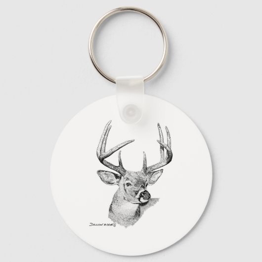 Whitetail Deer Sleutelhanger (Voorkant)