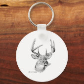 Whitetail Deer Sleutelhanger (Voorkant)
