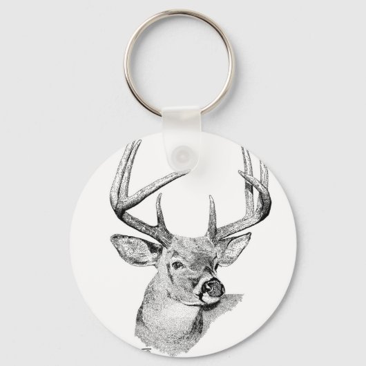 Whitetail Deer Sleutelhanger (Voorkant)
