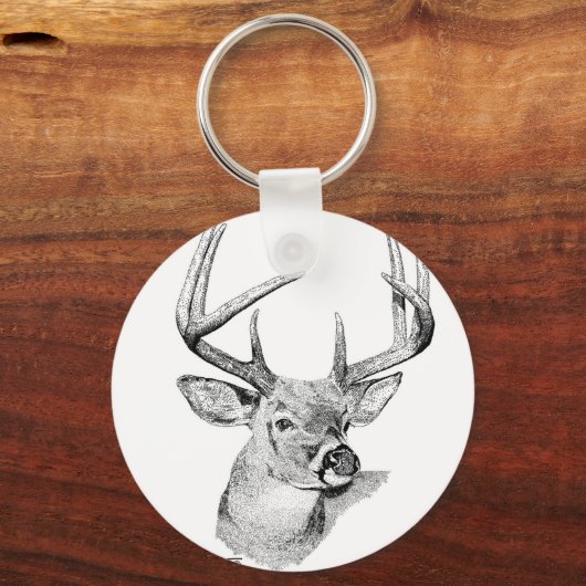 Whitetail Deer Sleutelhanger (Voorkant)