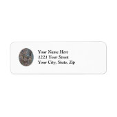 Whitetail Deer Spike Buck Series Address Label (Voorkant)