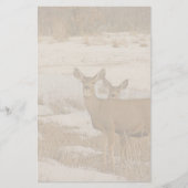Whitetail Deer Stationery Briefpapier (Voorkant)