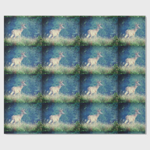Whitetail Deer Summer Wrapping Paper Cadeaupapier