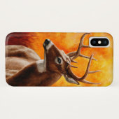 Whitetail Deer Trophy Buck Case-Mate iPhone Case (Achterkant (horizontaal))