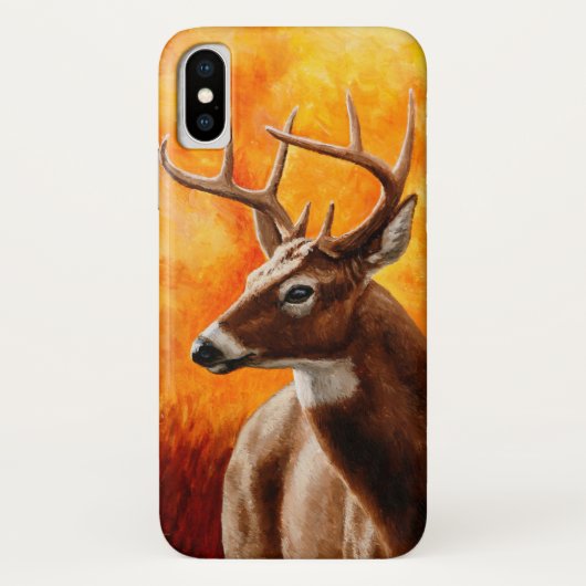 Whitetail Deer Trophy Buck Case-Mate iPhone Case (Achterkant)